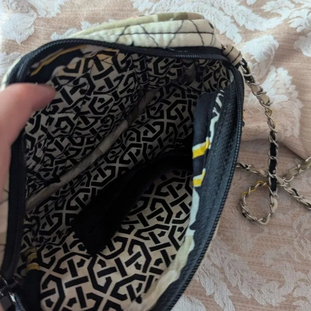 Vera Bradley Mini Chain Quilted Crossbody Bag DOGWOOD New with Tags